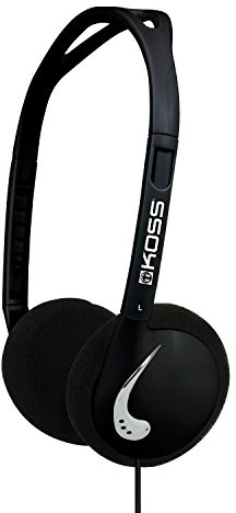 Koss KPH25 Black Supraaural Head-band headphone - Headphones (Supraaural, Head-band, Wired, 80 - 20000 Hz, 1.2 m, Black)