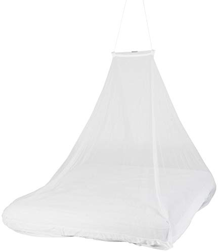 infactory Keilförmiges Moskitonetz für Doppelbetten, 156 Mesh, weiß (Moskito)