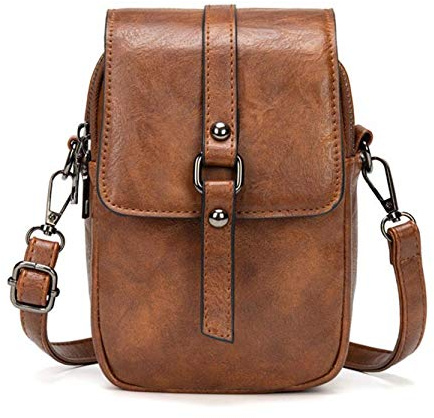 Sawekin Damen Handy Schultertasche Brieftasche Kleine Mini Umhängetasche Handytasche Handy Geldbeutel Geldbörse Messenger Tasche Mädchen