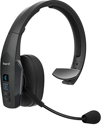 Jabra BlueParrott B450-XT MS Cuffia Mono Bluetooth Over-Ear, Cuffia con 96% di cancellazione del rumore, Certificate Microsoft Teams, Per ambienti rumorosi e viaggi, Nero