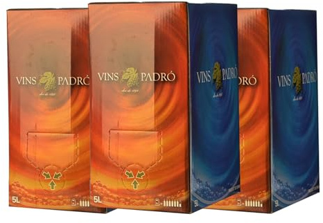 Padró Negre Bag in Box 5 L Vino tinto (Caja de 3 Bag in Box de 5 L)