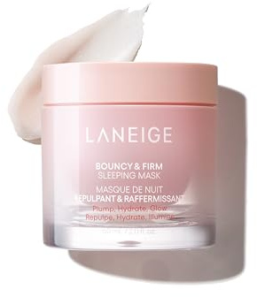 LANEIGE Hüpfende und feste Schlafmaske: Revitalisieren, glatt, Pfingstrosen und Kollagen-Komplex, Barriere-Boosting Hydration