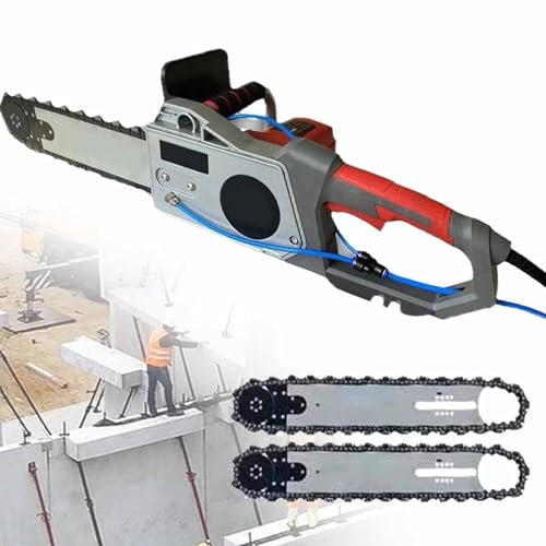 Tronçonneuse sans balais, coupe-mur en béton, tronçonneuse électrique pour béton, avec suppression de la poussière alimentée par eau, mini tronçonneuse 0-6000 tr/min,350