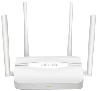 Mercusys TP-Link MR25WBE Router WiFi 7 BE3600Mbps Dual-Band, 4 Porte Gigabit, 4 Antenne Ad Alto Guadagno, Canali 160MHz, 4K-QAM, MLO, Sicurezza WPA3, Controllo da APP, non supporta xDSL