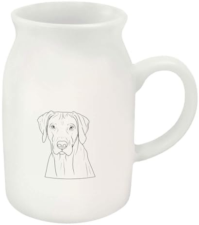 Azeeda 300ml 'Rhodesian Ridgeback Dog Face' Ceramic Milk Jug (MJ00017506)