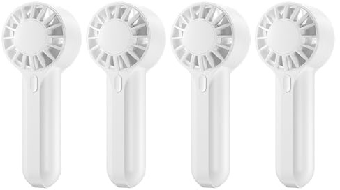 Generchin 4X Mini Ventilateur Portatif Rechargeable par USB, Ventilateur Portatif à Grande Vitesse pour L'Extérieur, Grand Débit d'air