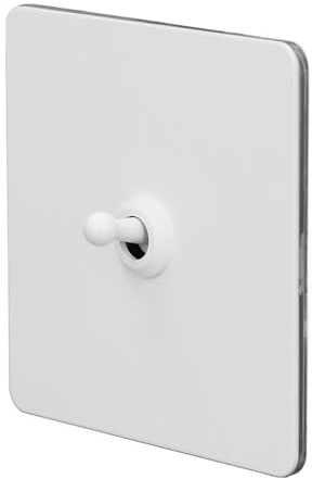 Yctze Stilvoller Wand-Kippschalter, Einzelner Offener Wippschalter, Doppelte Steuerung, AC250V, Antikes Messingpaneel für Elegante Inneneinrichtung