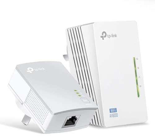 Kit Powerline TP-Link 600 Mbit/s Wi-Fi Branco (2 Unidades)