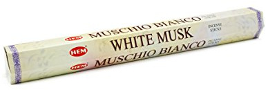 HEM White Musk - Lot de 20 bâtonnets d'encens Musc blanc