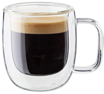 ZWILLING J.A. Henckels 39500-096 Espresso Mug Set, Glass, White