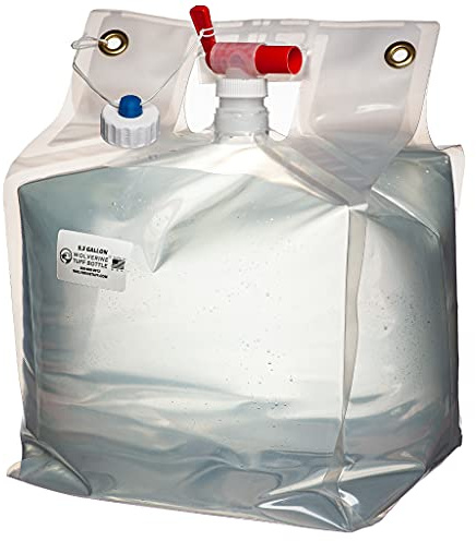 Wolverine Tuff Bottle 5 Gallon/20 Liter Collapsible Water Container with a Red Fast Flow Spout
