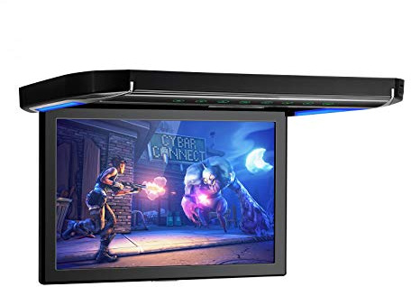 XTRONS 12,1“ Digital TFT 16:9 Bildschirm für Auto Bus Auto Overhead Player Auto Monitor mit HDMI Port Automosphäre LED Licht Windows CE für Urlaub