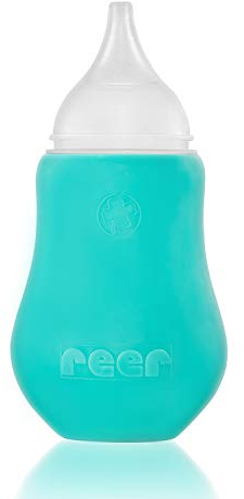 reer 79112 Nasen-Sauger Soft&Clean, weiche Spitze, besonders kindersicher, weiß