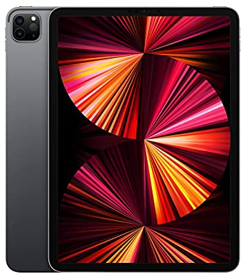2021 Apple iPad Pro (11-inch, Wi-Fi, 128GB) Space Grey (Renewed)
