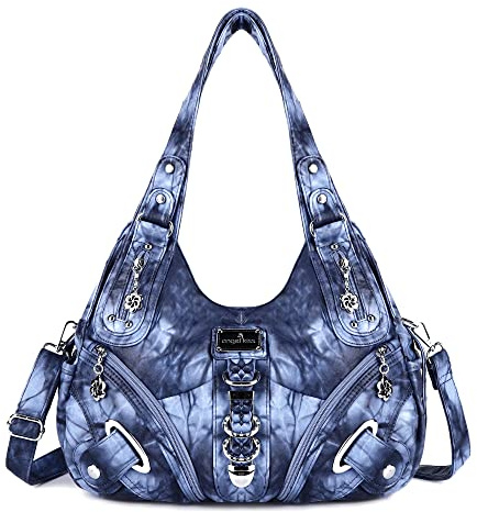 Angelkiss Hobo Geldbörsen und Handtaschen für Damen, Umhängetasche, groß, für den täglichen Gebrauch