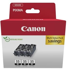 Canon Originaltinte PGI-35 (3 Tintenpatronen; 3X Schwarz) - Triple Pack