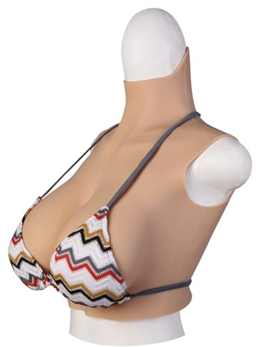 Silikon Brüste Silikonbrustplatten Crossdresser Brustplatte Baumwolle Gefüllt I Cup, Silikon Brüste Brustprothese Künstliche Brüste, Silikon Brüste Brustprothese - künstliche brüste, Asiatisches Gelb