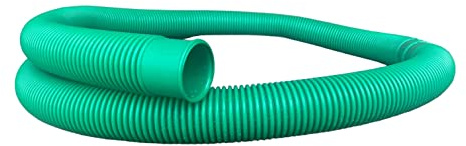 Poolschlauch Schwimmbadschlauch Gartenschlauch Grün | DN 38 mm | versch. Ringlängen | 1 m Muffenabstand | Made in Germany (4 m)