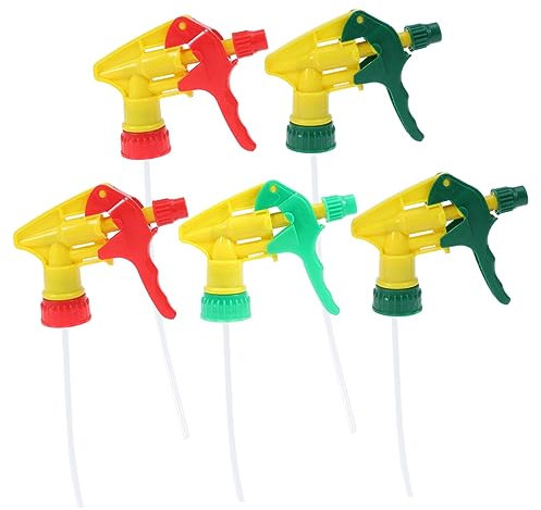 PHENOFICE 6pezzi Spruzzino Irrigazione Ugello Nebulizzatore Plastica Resistente Per Piante e Fiori Spruzzatore Multifunzione Leggero Per Giardino e Casa Facile Da Usare