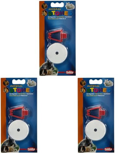 Nobby Salzleckstein mit Halterung 50 g, 1 Stück (3er Pack)