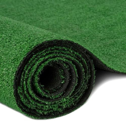 Moquette gazon artificiel extérieur 100% synthétique vert pour terrasse, balcon, jardin - Longueur 300 x largeur 100 cm