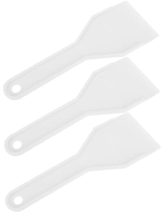 Holibanna 3pezzi Paletta Ghiaccio Per Frigorifero Kit in Plastica Resistente Raschietto Ice Shovel Per Rimuovere Ghiaccio Spesso Strumento Cucina Pratico e Sicuro Per Freezer e Frigorifero