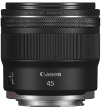 Canon Lens RF 45mm F1.2 STM - Prime Camera Lens with Super-fast f/1.2 Aperture | Lightweight & Perfect for Portrait Photography | Canon EOS R System Compatible