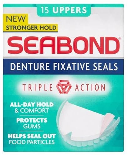 Seabond Denture Fixative Seals, 15 pieces
