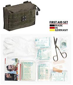 Mil-Tec Unisex – Adulto Leina PRO.25 Primo Soccorso, Oliva, Taglia Unica