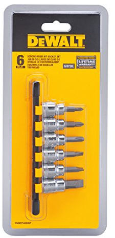 DEWALT DWMT75422OSP 3/8 Drive Screw Driver Bit Socket Set