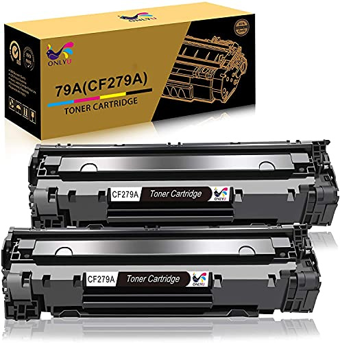 ONLYU 79A CF279A Cartucce di Toner Compatibile per HP 79A CF279A Toner per HP LaserJet Pro M12 M12a M12w per MFP M26 M26a M26nw (2Nero)