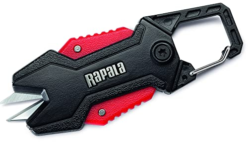 Rapala RCD Tijeras, Unisex-Adult, Negro/Rojo, Talla única