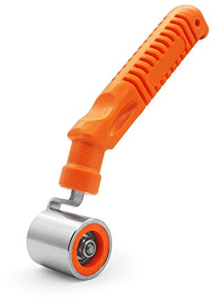 CARTINTS Wallpaper Roller Seam Roller Steel Hand Roller with Anti-Slip Handle, Ideal for Car Audio Sound Deadening Application, Wallpaper, Vinyl, and Home Decoration