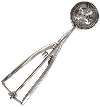 Fackelmann, cuillère à, portionneuse pour glace et 45979, Eisportionierer für Eis und Sorbet, Edelstahl, Silber, 22,5 x 5 cm, grau