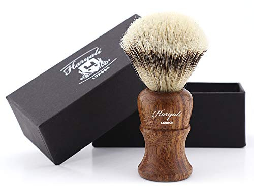 Men’s Silvertip Badger Shaving Brush – Wooden Handle Wet Shave Brush | Shaving Brush for Rich Lather & Traditional Wet Shaving Grooming