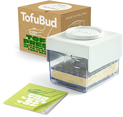 TofuBud Prensa de tofu - Prensadora para hacer tofu firme o extrafirme - Máquina para tofu