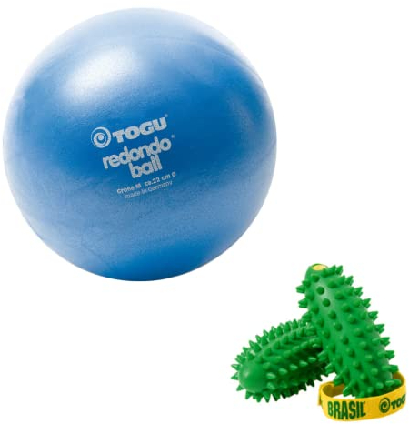 Togu Kombi-Set Pilates Ball Redondo Ball 22cm blau und Brasil 2er Set