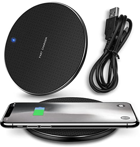 Qi Induktives Ladegerät 15W kompatibel mit Apple iPhone Kabellos Laden Schnell Ladestation, Smartphone:Apple iPhone SE 2020