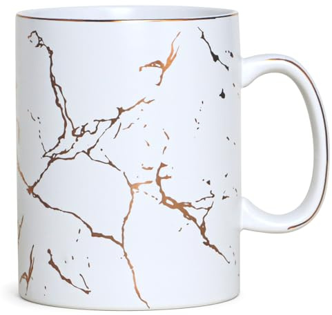 harebe 24 OZ Ceramic Extra Large White Coffee Mug with Handle,Oversized Hot Tall Latte Mugs,Dishwasher Safe Big Capacity Giant Mug for Men Women