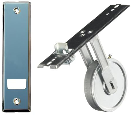 Avvolgitore per finestrone, 8 mt, interasse 185 mm, completo di placca inox