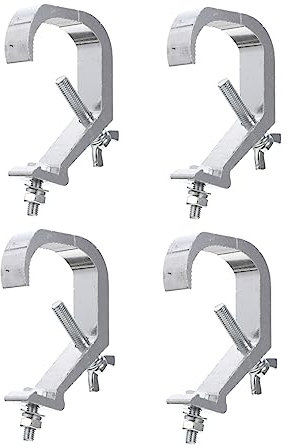 ABOOFAN 4pcs Stage Light Hooks Aluminum Alloy C-clamp Par Light Truss Hooks for Stage Lighting Spotlight Clamp for Dj Lighting Truss