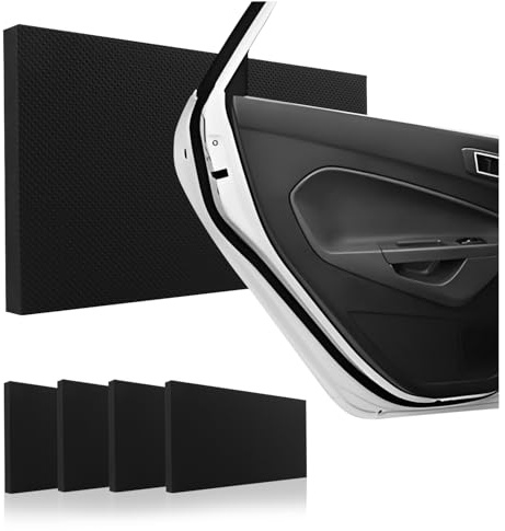 4 Piezas Protector Columnas Garaje,40x20x2 cm Protector Pared Garaje Evitar Colisiones Entre Puertas y Paredes,Autoadhesivo Protector Columna Parking para Puertas de Coche,Columnas