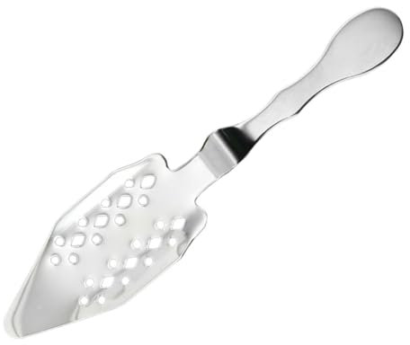 Ciieeo Cuchara de Absenta de Acero Inoxidable Gotero de Absenta con Forma de Panal Herramienta de Barra Multifuncional para