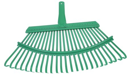 SHINEOFI Rastrello Da Giardino in Acciaio Testa Ricambio Attrezzo Per Giardinaggio Per Foglie Cadute e Artificiale