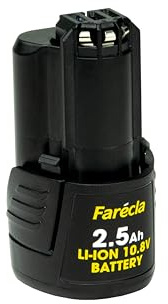 Farécla G Plus Rechargeable Battery (GPT125) - Long Lasting 10.8V 2.5Ah Power for G Plus Mini Polisher and Denibber Range