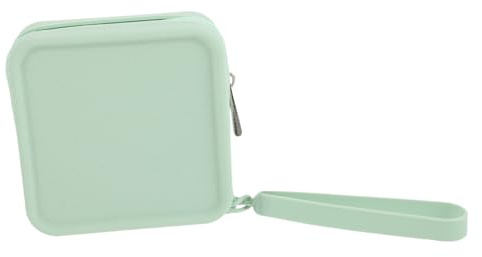VICASKY Wiederverwendbare Silikon Periodentasche Mit Reißverschluss Kompakte Tampon Und Bindenaufbewahrung Für Damenhandtasche Diskreter Hygienebeutel Für Reisen Und Alltag