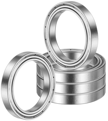 QUARKZMAN 6807ZZ Rillenkugellager 35x47x7mm ABEC5 Chromstahl 5 Stück | Doppeldichtung Lager Für Elektromotor Haushaltsgeräte Industriemaschinen ABEC5