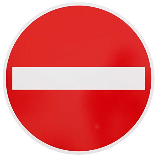 ORIGINAL Verkehrszeichen Nr. 267 VERBOT DER EINFAHRT 420 mm DN Verbotsschild Verkehrsschild RAL-Gütezeichen Schild Verkehrsschilder Schilder Warnschild Straßenschild Straßenzeichen Warnzeichen StVO