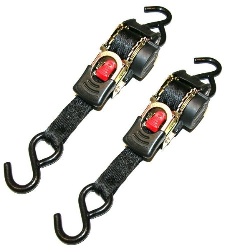 iapyx® - 2 cinghie di tensionamento automatiche e avvolgibili, cinghie di fissaggio con avvolgitore automatico, cinghie a cricchetto, 1,85 m, 600 kg, reggiatura EN 12195-2