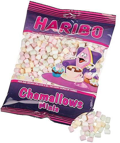 Haribo Chamallows Minis, Marshmallow, Tofolette, Caramelle, Sacchetto, 200g
